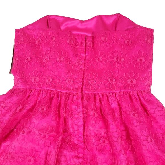 lilly pulitzer Payton floral organza Dress 8 NWT Pop Pink Strapless sweetheart - Picture 11 of 16